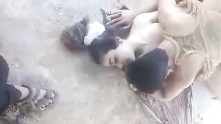 Cute Pakistani Babe Outdoor Fuck Paddy Field