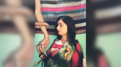Beautiful Marathi Bhabhi Saree Lovely Sucking Hubbys Cock